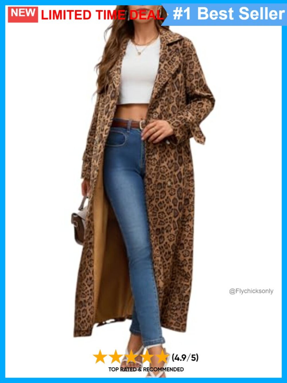 Faux Suede Long Trench Coat Double Breasted Pea Coat Belted